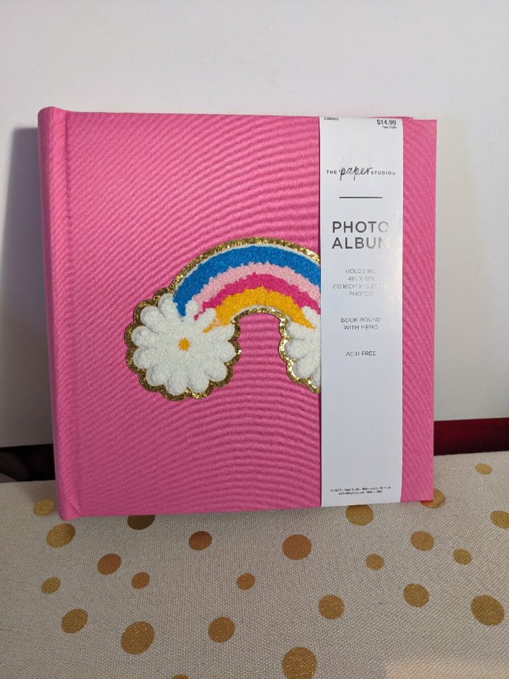 The Paper Studio NWT Fuzzy Rainbow Photo Album